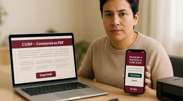 Como Descargar e Imprimir la CURP en PDF